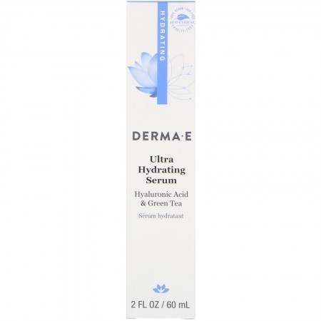 Derma E, ハイドレーティングセラム（保湿美容液）、2 fl oz (60 ml)