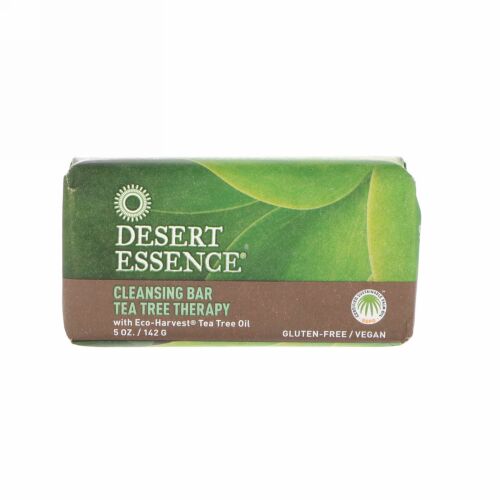 Desert Essence, クレンジング・バー・ティートゥリーセラピー, 5 oz (142 g)