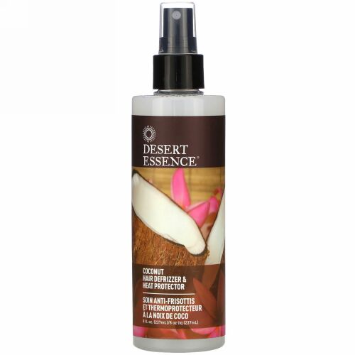 Desert Essence, ココナッツ・ヘア・デフリザー & ヒートプロテクター, 8.5 液量オンス (237 ml)