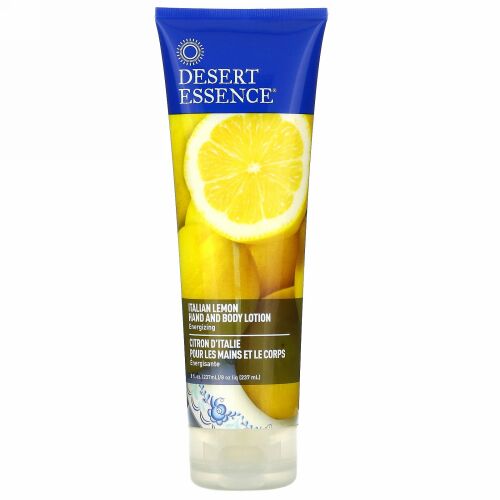 Desert Essence, ハンド & ボディローション, イタリアンレモン, 8 液量オンス (237 ml)