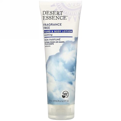 Desert Essence, オーガニック, ハンド＆ボディーローション, 無香料, 8 fl oz (237 ml)