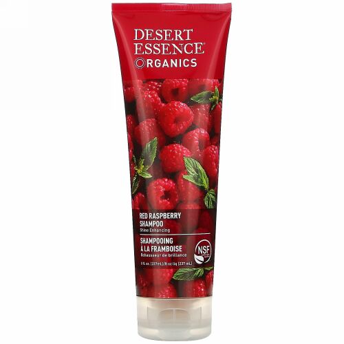 Desert Essence, デザートエッセンス, オーガニック,レッドラズベリー　シャンプー, 8 fl oz (237 ml)