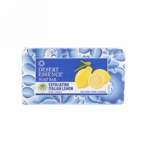 Desert Essence, ソープバー, エクスフォリエイティング・イタリアンレモン, 5 オンス (142 g)