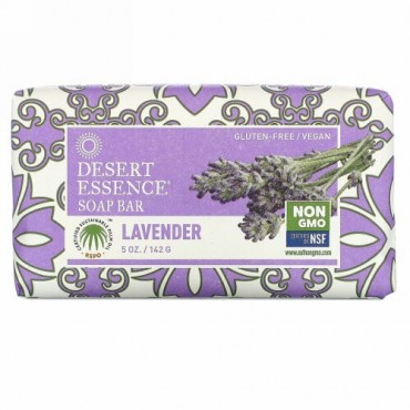 Desert Essence, ソープバー, ラベンダー, 5 オンス (142 g)