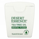 Desert Essence, ティーツリーオイルデンタルフロス、ワックスタイプ、45.7m（50Yds）