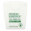 Desert Essence, ティーツリーオイル・デンタルテープ、ワックス、30ヤード (27.4 m)