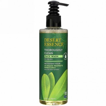 Desert Essence, しっかり洗える洗顔料、250ml（8.5液量オンス）