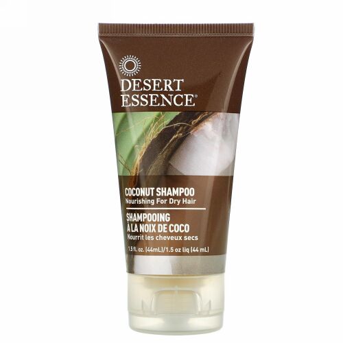 Desert Essence, トラベル用サイズ、ココナッツシャンプー1.5fl oz（44ml）