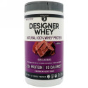 Designer Protein, デザイナーホエイ、100％天然ホエイタンパク質、ダブルチョコレート、2 lbs (908 g) (Discontinued Item)