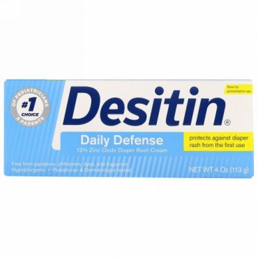 Desitin, おむつかぶれ用クリーム、デイリーディフェンス、113 g（4 oz）