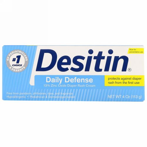 Desitin, おむつかぶれ用クリーム、デイリーディフェンス、113 g（4 oz）