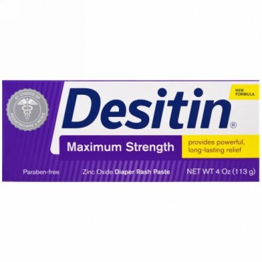 Desitin, おむつかぶれペースト、強力、4 oz (113 g)