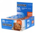 Detour, ホエイタンパク質バー、 チョコレートチップキャラメル、 12本、 各3オンス (85 g) (Discontinued Item)