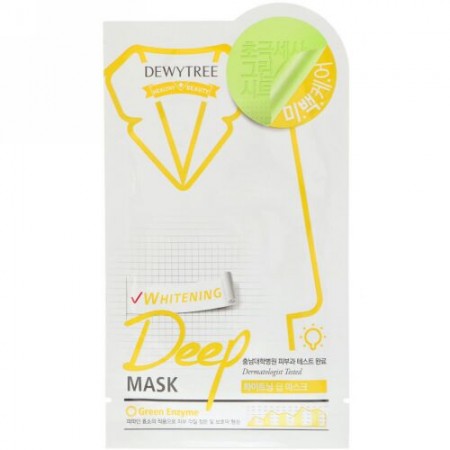 Dewytree, ディープマスク、美白、マスク1枚、27 g (Discontinued Item)