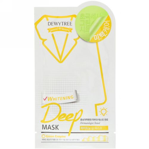 Dewytree, ディープマスク、美白、マスク1枚、27 g (Discontinued Item)