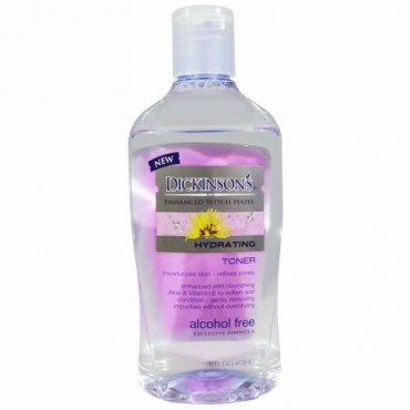 Dickinson Brands, 強化されたマンサク、 保湿化粧水、 アルコールフリー、 16 液量オンス (473 ml)