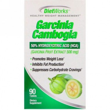 DietWorks, Garcinia Cambogia, 90 Tablets