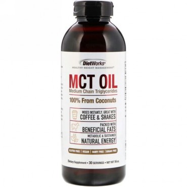DietWorks, MCT Oil, 16 oz (Discontinued Item)