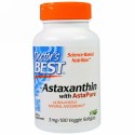Doctor's Best, アスタピュア入りアスタキサンチン、3 mg、ベジソフトジェル180錠 (Discontinued Item)