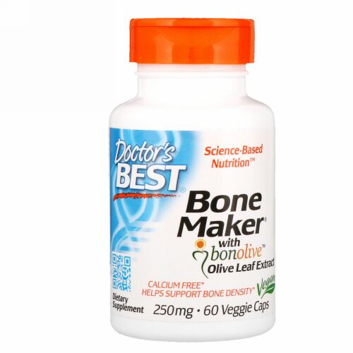 Doctor's Best, ボンメーカー・ウィズ・ボノライブ、250 mg、ベジキャップ60錠 (Discontinued Item)