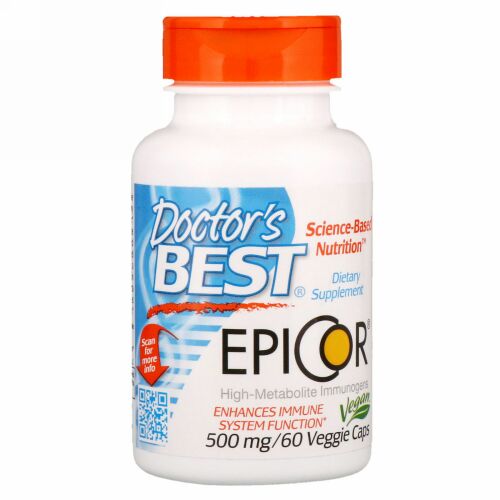Doctor's Best, エピコ, 500 mg, 60粒（ベジタリアンカプセル）