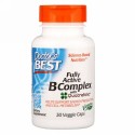 Doctor's Best, クアトレフォリック使用の完全活性B錯合体、植物性カプセル30粒