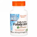 Doctor's Best, フリー アクティブ 葉酸 800、800 mcg、60ベジカプセル