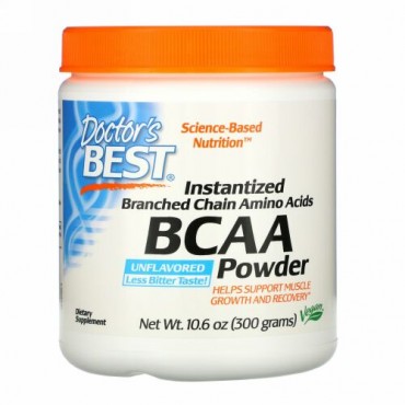 Doctor's Best, インスタント BCAA パウダー、10.6 オンス (300 g)
