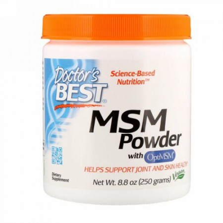 Doctor's Best, MSM　OptiMSM入り、8.8 oz (250 g)