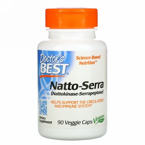 Doctor's Best, 納豆セラ、90ベジキャップ