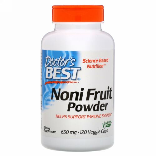 Doctor's Best, ノニフルーツパウダー、650mg、ベジカプセル120粒