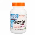 Doctor's Best, ホスファチジルセリンプラスDHA、ベジタブルソフトジェル60個 (Discontinued Item)