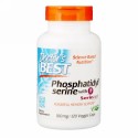 Doctor's Best, ホスファチジルセリンとセリンエイド、100mg、ベジキャップ120個