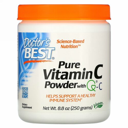 Doctor's Best, ビタミンCパウダー、クオリC入り、8.8オンス（250g）