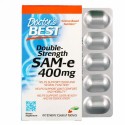 Doctor's Best, SAM-e、ダブルストレングス、400 mg、60腸溶性コーティング錠剤