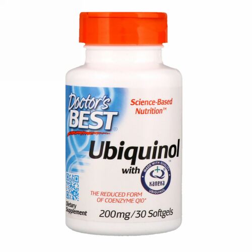 Doctor's Best, カネカユビキノール、200 mg、ソフトジェル30錠