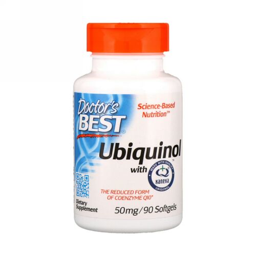 Doctor's Best, カネカ入りユビキノール、50 mg、ソフトジェル90錠