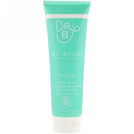 Dr. Brite, 天然活性炭ホワイトニング歯磨きペースト、ミント、4.2 oz (119 g) (Discontinued Item)