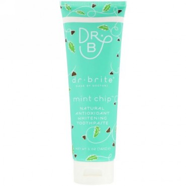 Dr. Brite, Natural Antioxidant Whitening Toothpaste, Mint Chip, 5 oz (142 g) (Discontinued Item)