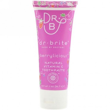 Dr. Brite, Natural Vitamin C Toothpaste, Berrylicious, 2 oz (56.7 g) (Discontinued Item)