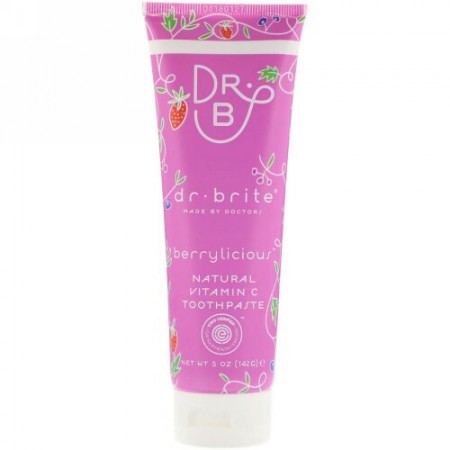 Dr. Brite, 天然ビタミンC 練り歯磨き、ベリーリシャス、5オンス (142 g) (Discontinued Item)