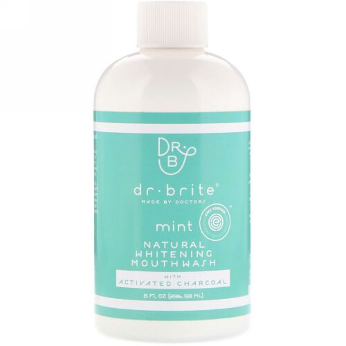 Dr. Brite, 活性炭配合ナチュラルホワイトニングマウスウォッシュ、ミント、8液量オンス (236.58 ml) (Discontinued Item)