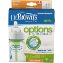 Dr. Brown's, Natural Flow, Options, Wide-Neck, 0 + Months, 2 Pack Bottles, 5 oz (150 ml) Each (Discontinued Item)