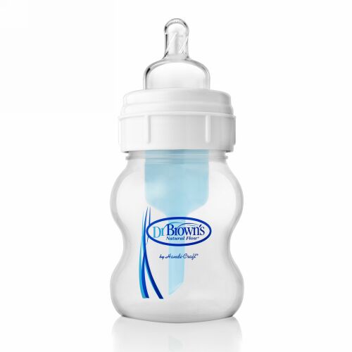 Dr. Brown's, Natural Flow, Wide-Neck, 0 + Months, 1 Bottle, 4 oz (120 ml) (Discontinued Item)