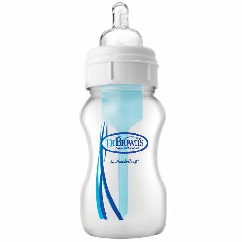 Dr. Brown's, Natural Flow, Wide-Neck, 0 + Months, 1 Bottle, 8 oz (240 ml) (Discontinued Item)