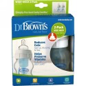 Dr. Brown's, Natural Flow, Wide-Neck, Level 1, 0 + Months, 2 Pack Bottles, 4 oz (120 ml) Each (Discontinued Item)