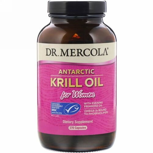 Dr. Mercola, 女性用北欧クリルオイル、 270カプセル