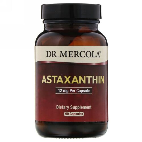 Dr. Mercola, Astaxanthin, 12mg, カプセル90粒