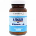 Dr. Mercola, ビタミンD3とK2配合カルシウム、90カプセル