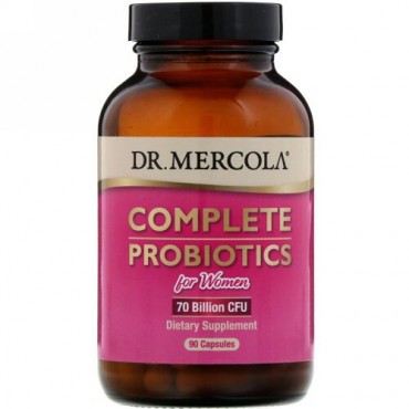 Dr. Mercola, Complete Probiotics for Women, 70 Billion CFU, 90 Capsules (Discontinued Item)